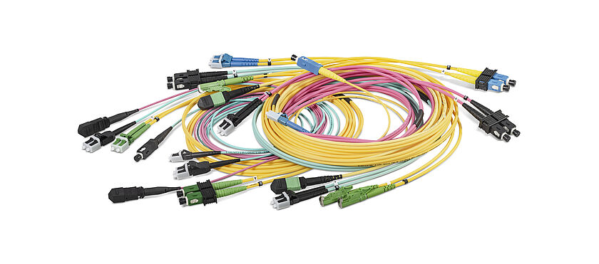 Cavi patch a fibra ottica e cavi per il collegamento di apparecchi